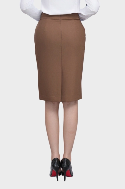 Chân váy nữ bút chì 25CVW-280 (dáng dài) chất liệu cotton tự nhiên các màu 2 lớp Thái Hòa
