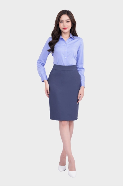 Chân Váy Nữ Dáng Dài Kiểu Bút Chì Công Sở – Form Regular CVW1824-R01