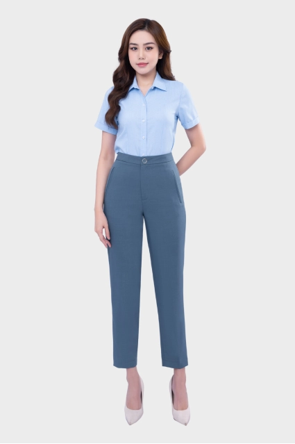 Quần Âu Nữ Dáng Dài Ống Đứng Công Sở Form Regular Thái Hòa QAW1816-R17