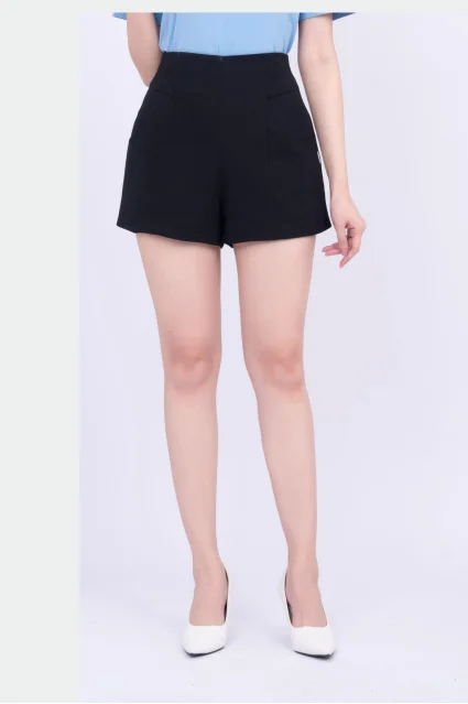 Quần Short Nữ Vải Tuyết Mưa Thoải Mái – Thời Trang Cao Cấp Thái Hòa SHW2916-B01